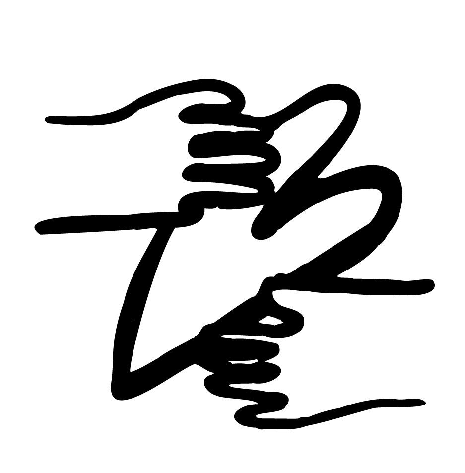 Handgezeichnete Illustration von zwei Händen, die ein Herz formen.