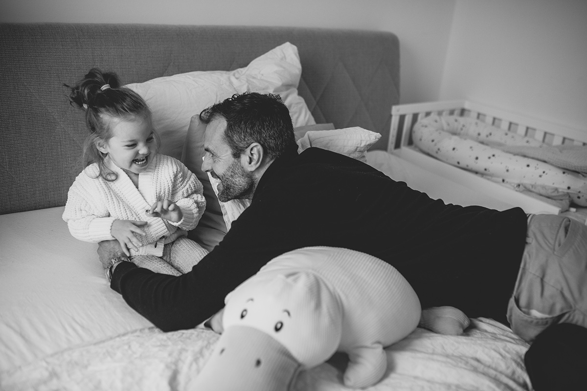 Newborn-Shooting zuhause in Wiener Neustadt